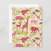 ジャングルの楽園 ポストカード (正面/裏面)