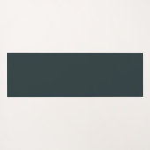 ジャングルの水たまりに写る黒いヒョウ ヨガマット (裏面(横))