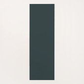 ジャングルの水たまりに写る黒いヒョウ ヨガマット (裏面)