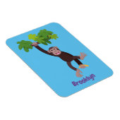 ジャングルの漫画の可愛ぶら下がったいチンパンジー マグネット (右側)