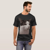 ジャングルの猛威 ゴリラとヒョウの戦い Tシャツ (正面フル)