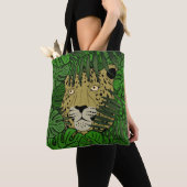 ジャングルの猫 #2 トートバッグ (クローズアップ)