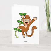 ジャングルの猿 カード (裏面)