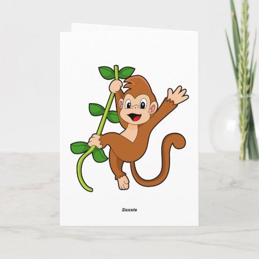 ジャングルの猿 カード (裏面)