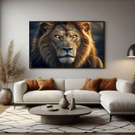 ジャングルの王の燃える瞳 ポスター