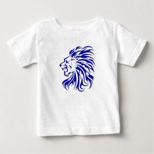ジャングルの王ライオン、ライオン愛好者の贈り物、ライオン ベビーTシャツ