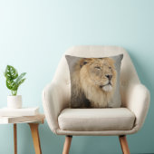ジャングルの王様を愛するライオン クッション (椅子)