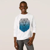 ジャングルの王様ブルーライオンボーイTシャツ Tシャツ (正面フル)