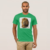 "ジャングルの王様 ライオンTシャツ" Tシャツ (正面フル)