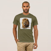 "ジャングルの王様 ライオンTシャツ" Tシャツ (正面フル)