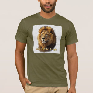 "ジャングルの王様 ライオンTシャツ" Tシャツ