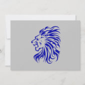 ジャングルの王獅子ライオン愛好家の贈り物 招待状 (正面)