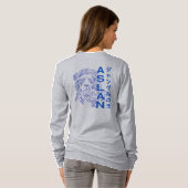 ジャングルの王 |女性の長袖 Tシャツ (裏面フル)