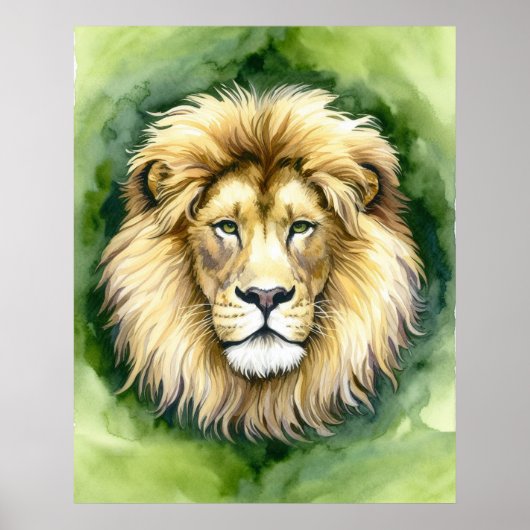 ジャングルの王：高貴なライオン ポスター (正面)