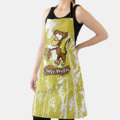 ジャングルの生意気なサル エプロン (インサイチュ)