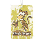 ジャングルの生意気なサル カーエアーフレッシュナー (裏面)