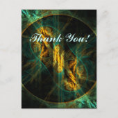 ジャングルの目ありがとうポストカード ポストカード (正面)