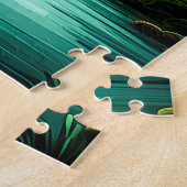 ジャングルの美しい滝 ジグソーパズル (側面)