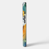 ジャングルの美絵を描しい水色の虎 Case-Mate iPhoneケース (裏面 / 左)