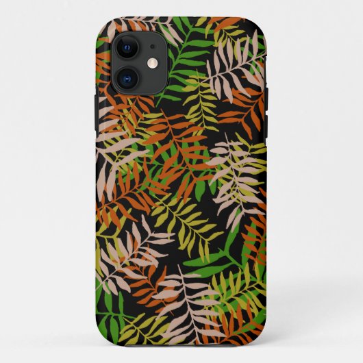 ジャングルの自然の葉 Case-Mate iPhoneケース (裏面)