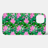 ジャングルの花を持つ熱帯模様 Case-Mate iPhoneケース (裏面 (横))