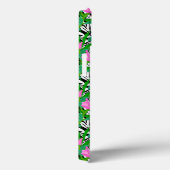 ジャングルの花を持つ熱帯模様 Case-Mate iPhoneケース (裏面 / 右)