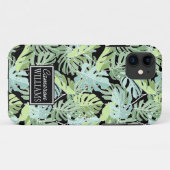 ジャングルの花パターン|はあなたの名前を加えます Case-Mate iPhoneケース (裏面(横))