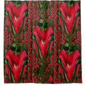 ジャングルの花…... シャワーカーテン (正面)