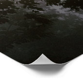 ジャングルの葉を通して朝日 ポスター (角)