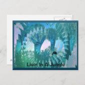 ジャングルの葉書で ポストカード (正面/裏面)