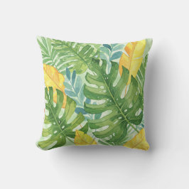 ジャングルの葉枕 アウトドアクッション