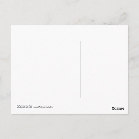 ジャングルの葉 静けさの祈り 息を深く ポストカード (裏面)