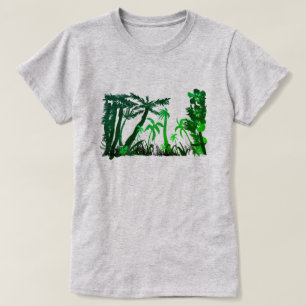 ジャングルの葉 Tシャツ