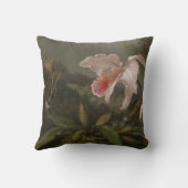 ジャングルの蘭およびハチドリ クッション (裏面)