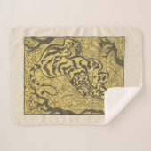 ジャングルの虎（野生動物）（ポール・ランソン著） シェルパブランケット (正面(横))