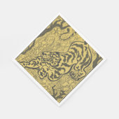 ジャングルの虎(野生動物)(ポール・ランソン著) スタンダードランチョンナプキン (角)