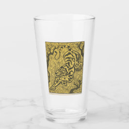 ジャングルの虎（野生動物）（ポール・ランソン著） タンブラーグラス