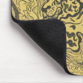 ジャングルの虎（野生動物）（ポール・ランソン著） マウスパッド (コーナー)