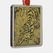 ジャングルの虎（野生動物）（ポール・ランソン著） メタルオーナメント (右)