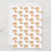 ジャングルの誕生日のジープとの男の子のサファリ 招待状 (裏面)