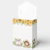 ジャングルの誕生日パーティーでかわいい野生動物 フェイバーボックス (オープン)