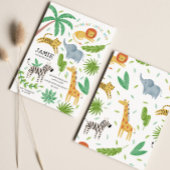 ジャングルの誕生日パーティーへの招待 招待状