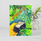 ジャングルの誕生日パーティー 招待状 (スタンド正面)