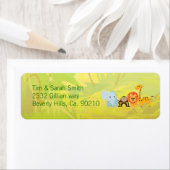 ジャングルの赤ちゃんシャワーだ ラベル (インサイチュ)