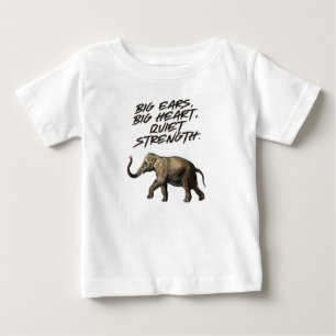 ジャングルの魂。象の心。 ベビーTシャツ