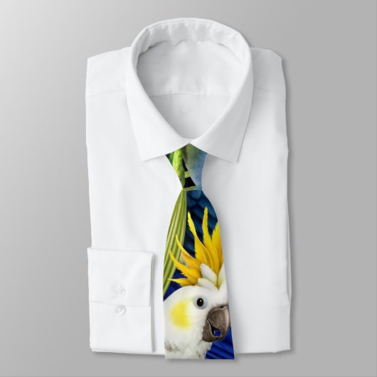 ジャングルの鳥の顔 ネクタイ (タイ)