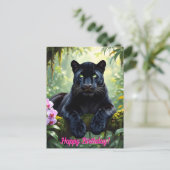 ジャングルの黒豹 ポストカード (スタンド正面)