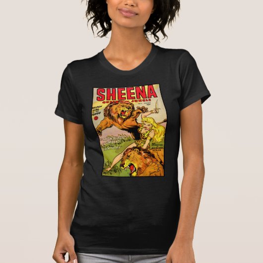 ジャングルのSheenaの女王 Tシャツ (正面)