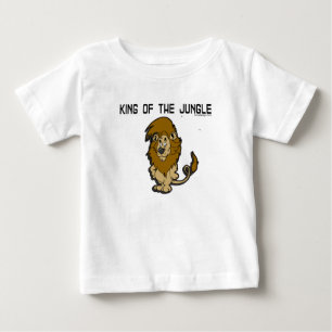 ジャングルのTシャツの王 ベビーTシャツ