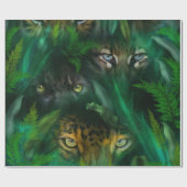 ジャングルは芸術のギフト用包装紙を注目します ラッピングペーパー (フラット)